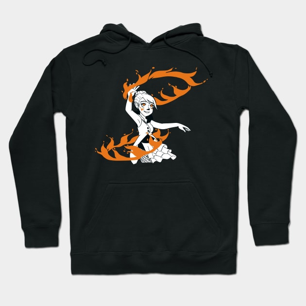 Fire-Hoop Dance Hoodie by origamihoshi